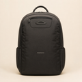 Black XEMORIX luxury backpack with centered logo, minimalist design, and premium urban carry styling.