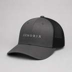 XEMORIX XMRX-022 charcoal black cap front view