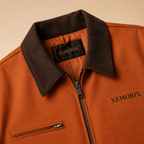 XEMORIX XMRX-069 Signature Duck Cloth Work Jacket — Brown Edition