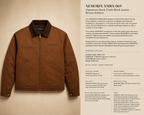 XEMORIX XMRX-069 Signature Duck Cloth Work Jacket — Brown Edition